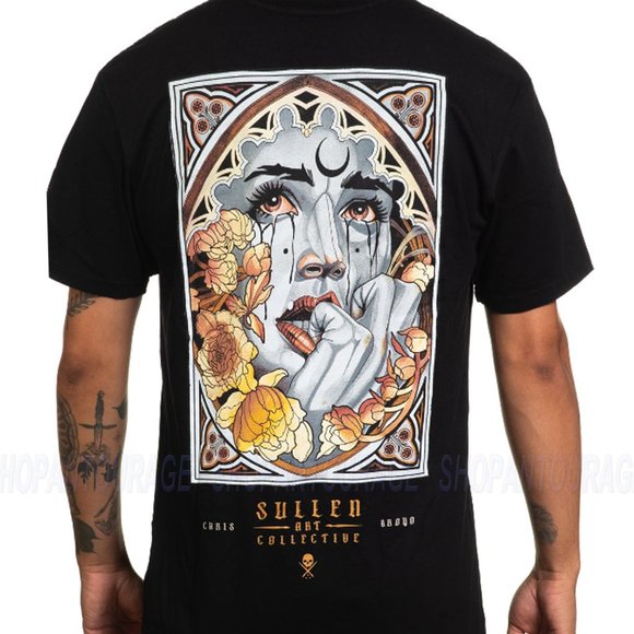 Sullen Aroyo Premium SCM5489 New Short Sleeve Tattoo T-shirt For Men | 2 Colors - Picture 2 of 8